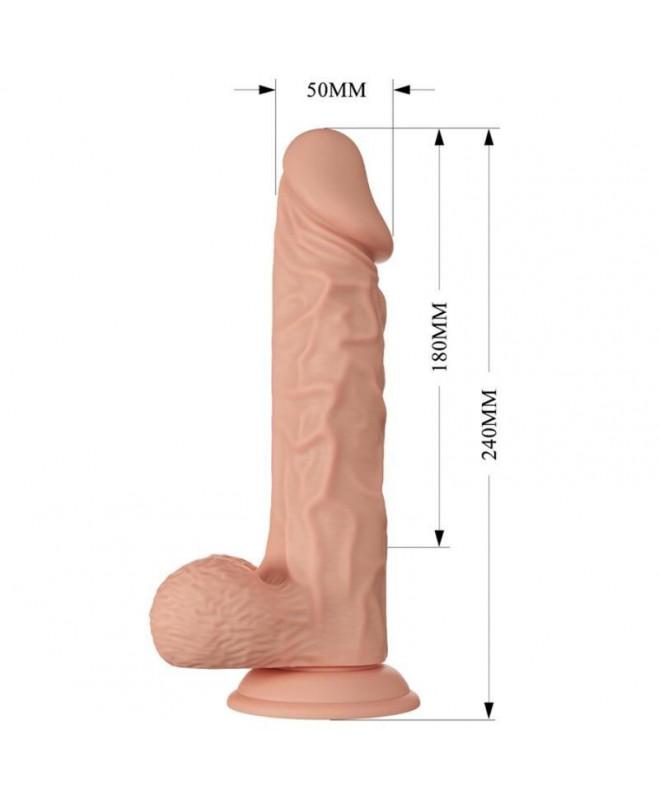 GRAŽUS SUSITIKIMAS BURAKAS REALISTAS IR LANKSTUSIS DILDO 24 CM - KŪNAS 6