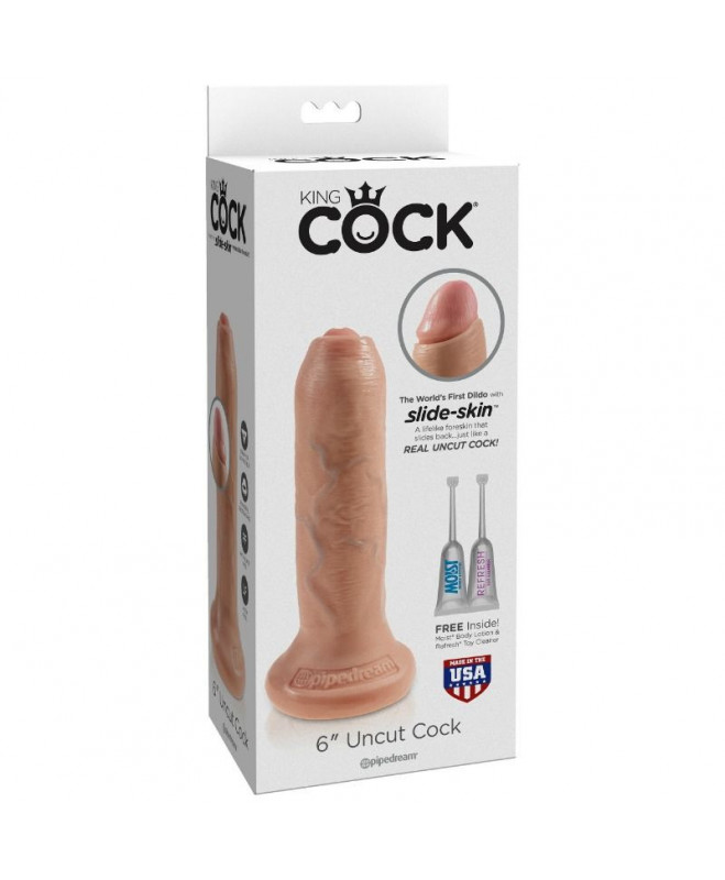 KING COCK REALISTIC DILDO NEPERpjautas 17 CM 4