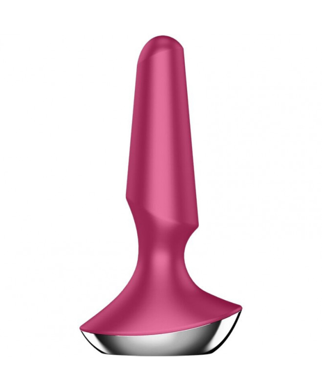 SATISFYER PLUG ILICIOUS 2 PLUG VIBRATOR - BERRY 3