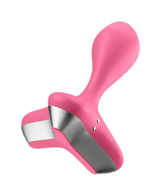 SATISFYER GAME CHANGER PLUG VIBRATOR - ROŽINĖ