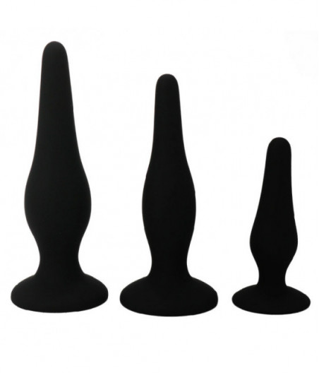 PRETTY BOTTOM - BEGGINER'S ANAL KIT SILICONE PLUGS