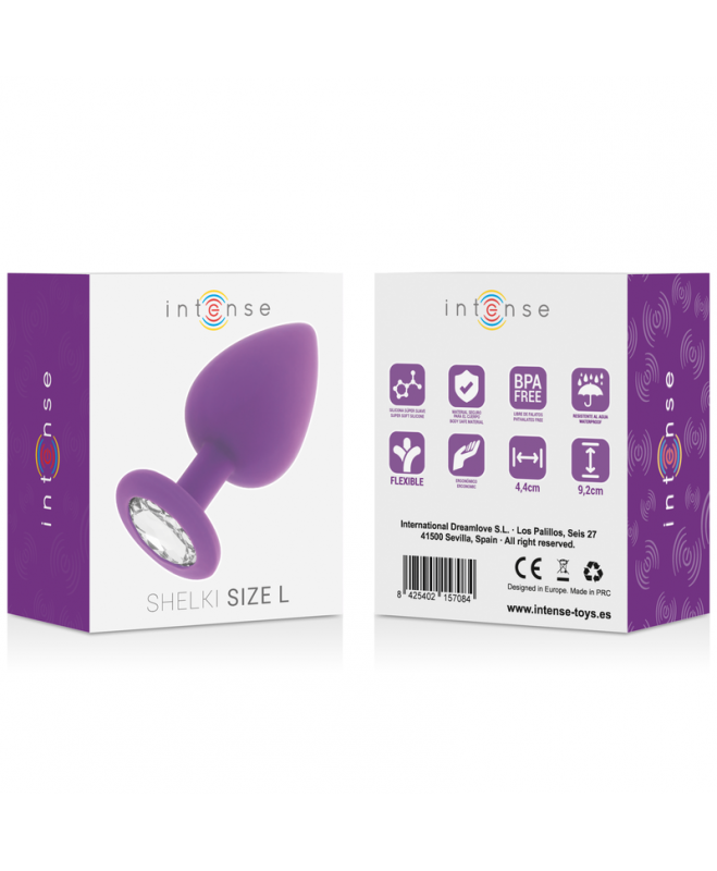 INTENSE SHELKI L PLUG ANAL PURPLE 5