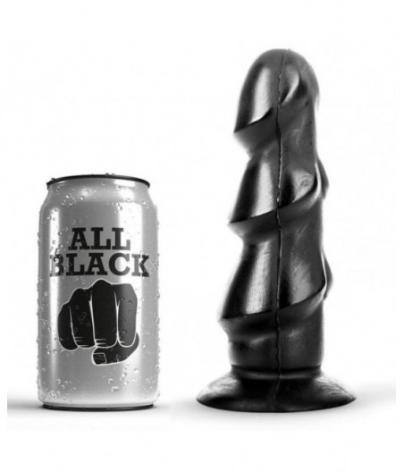 ALL BLACK - DILDO 17 CM