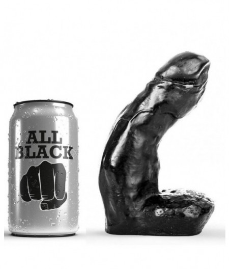 ALL BLACK - DILDO REALISTIC 15 CM