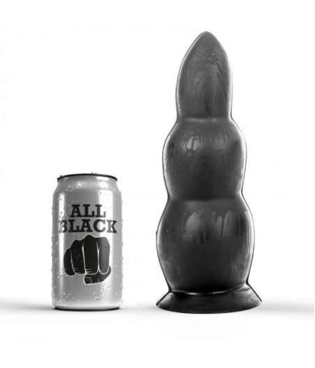 ALL BLACK - ANAL PLUG 23 CM