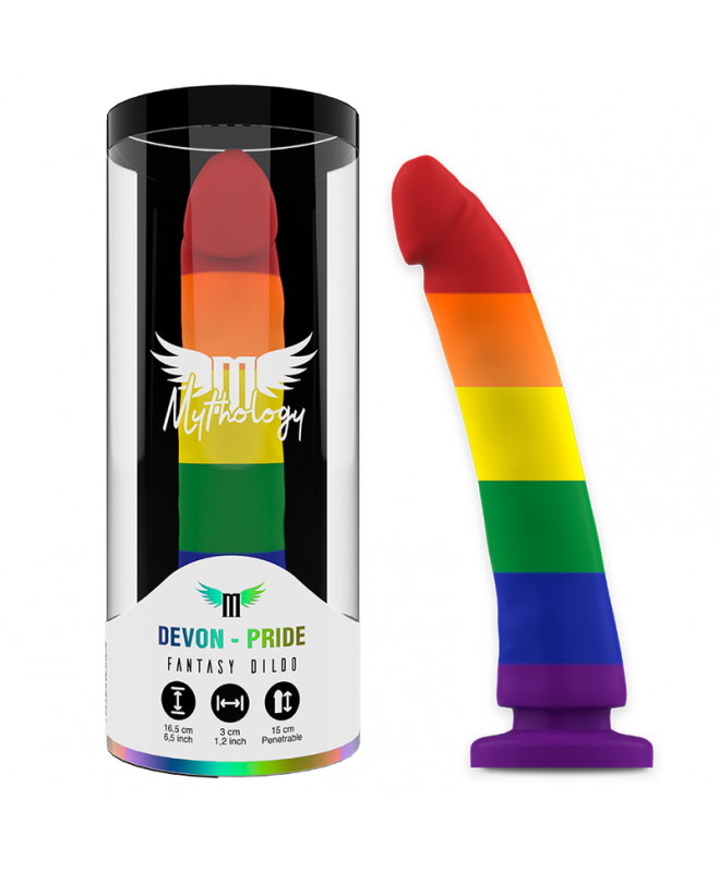 MITOLOGIJA DEVON PRIDE DILDO M 2