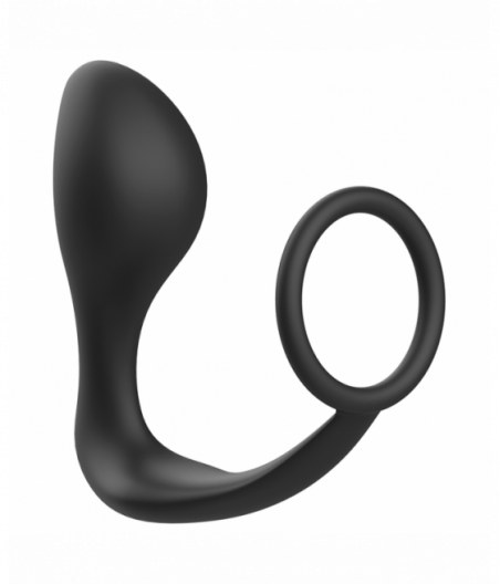 ADDICTED TOYS ANAL PLUG WITH BLACK SILICONE RING