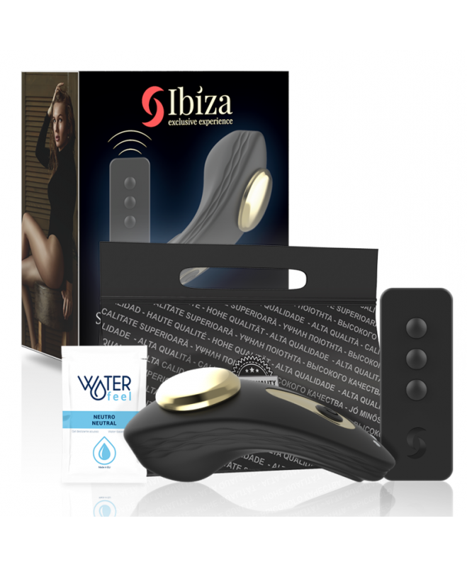 IBIZA - SILICONE PANTIE VIBRATORIUS NUOTOLINIO VALDYMAS