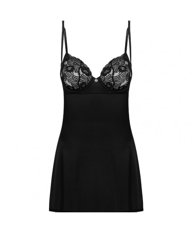 OBSESSIVE – SERENA LOVE CHEMISE & THONG XS/S 3