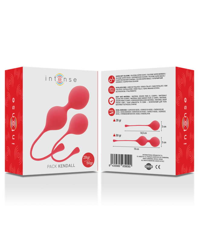 INTENSE - KEGEL BEADS PACK KENDALL RED 4