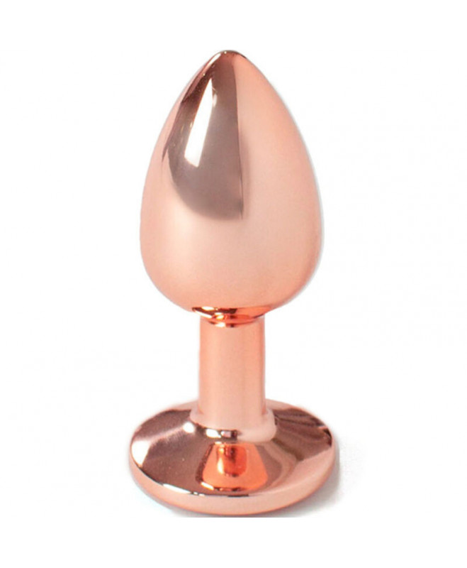 SECRET PLAY – METAL BUTT PPLG ROSE GOLD MAŽAS DYDIS 7 CM