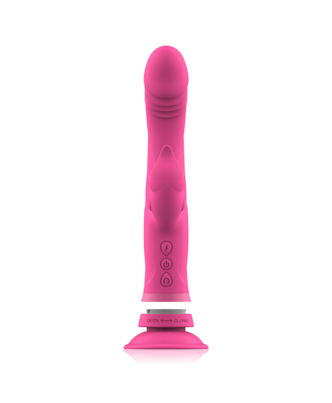 INTENSE - JULIO VIBRATOR RABBIT SILICONE PINK 5