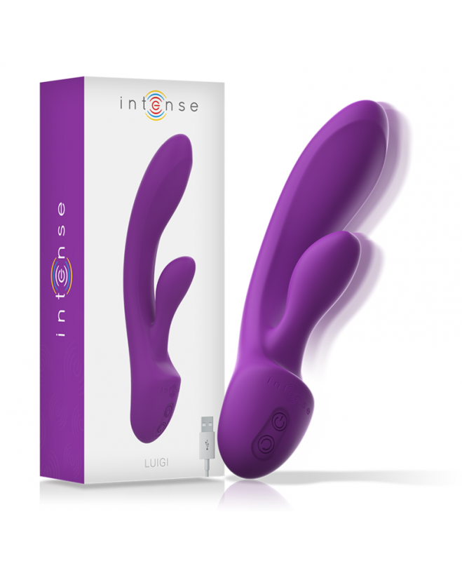 INTENSE - LUIGI VIBRATOR RABBIT SILICONE PURPLE