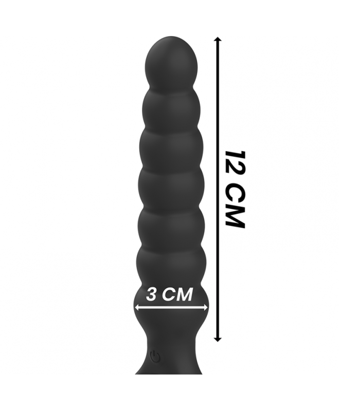 BLACK&SILVER - BOB POWERFUL ANAL BEADS SILICONE 5