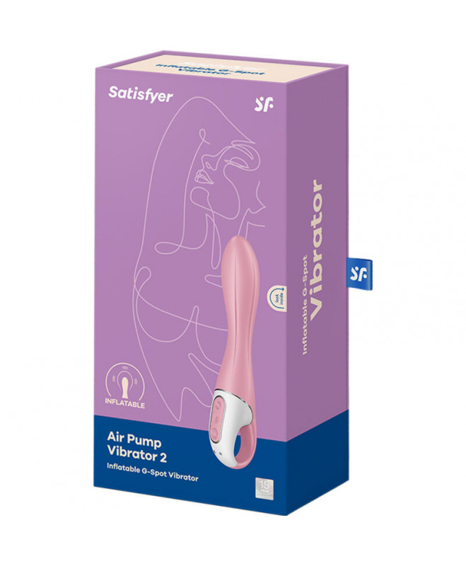 SATISFYER - AIR PUMP VIBRATOR 2 ANTIKENT ROZINĖ 6