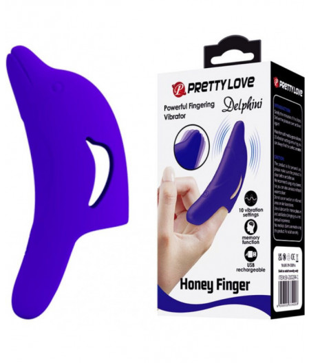 PRETTY LOVE - DELPHINI POWERFUL FINGERING STIMULATOR