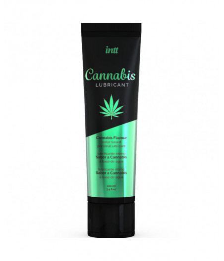 INTT LUBRICANTS - WATER-BASED INTIMATE LUBRICANT WITH CANNABIS FLAVOR 100 ML