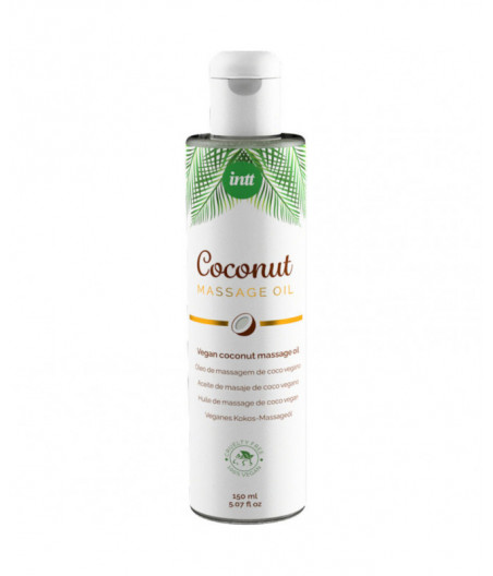 INTT - SWEET VEGAN MASSAGE OIL WITH RELAXING COCONUT FLAVORED 150 ML