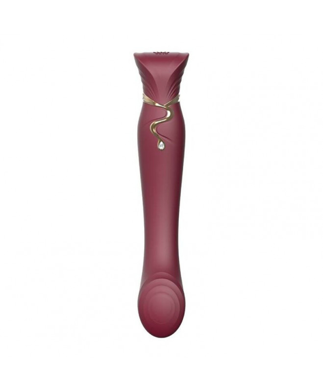 ZOLO - QUEEN SET PULSE WAVE CLIT STIM RED 2