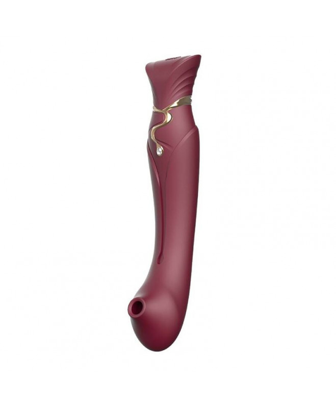 ZOLO - QUEEN SET PULSE WAVE CLIT STIM RED 3
