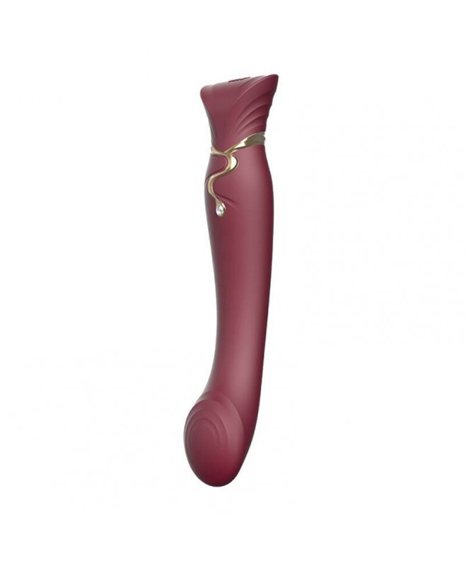 ZOLO - QUEEN SET PULSE WAVE CLIT STIM RED 4