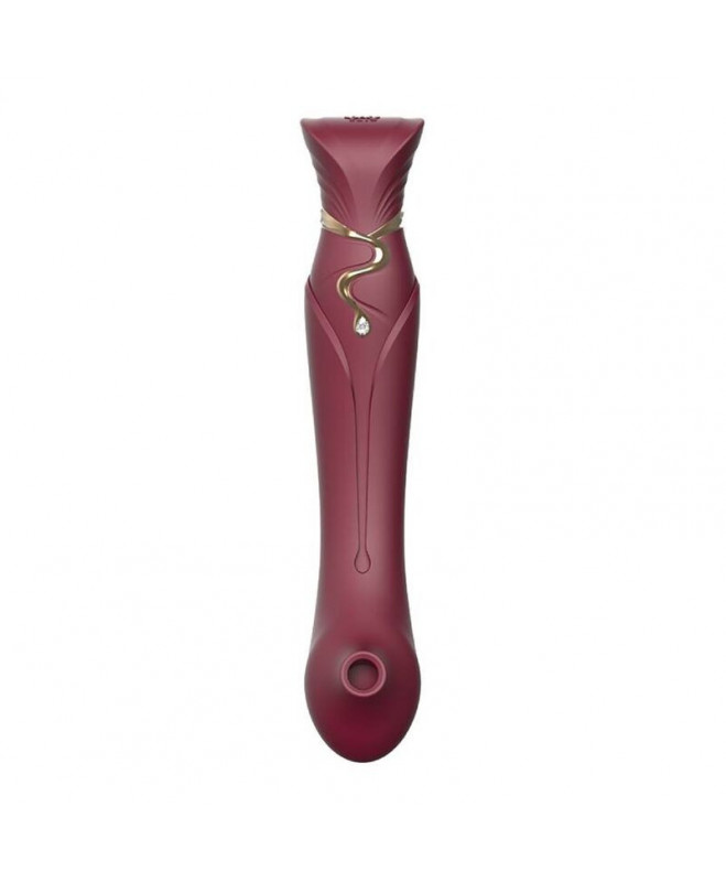 ZOLO - QUEEN SET PULSE WAVE CLIT STIM RED 5
