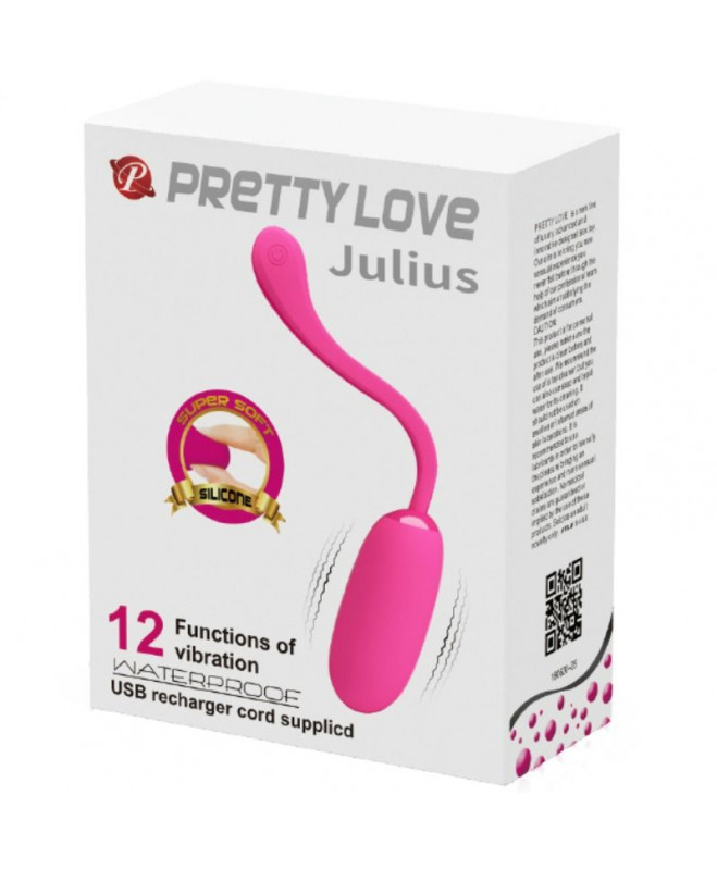 Kiaušinis PRETTY LOVE SMART JULIUS VIBRATING EGG 2