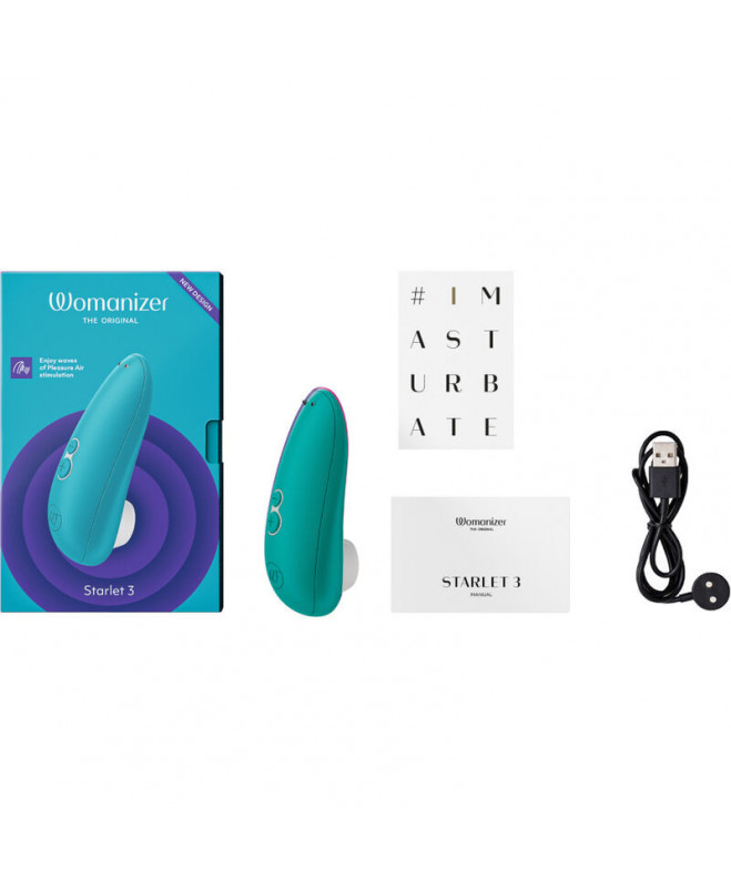 WOMANIZER - STARLET 3 CLITORAL STIMULATOR TURQUOISE 7