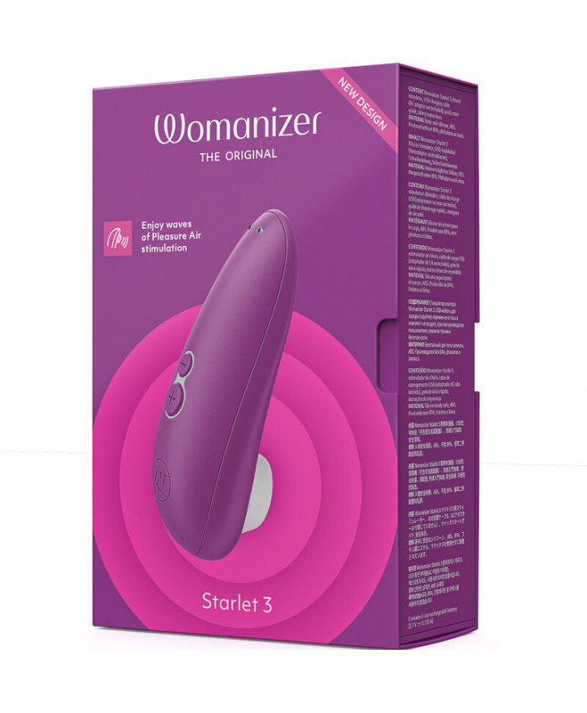 WOMANIZER - STARLET 3 CLITORAL STIMULATOR VIOLET 5