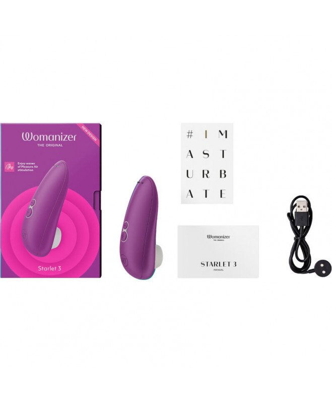 WOMANIZER - STARLET 3 CLITORAL STIMULATOR VIOLET 7