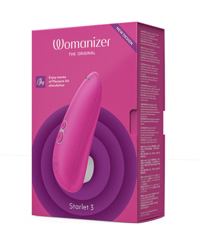 WOMANIZER - STARLET 3 CLITORAL STIMULATOR PINK 5