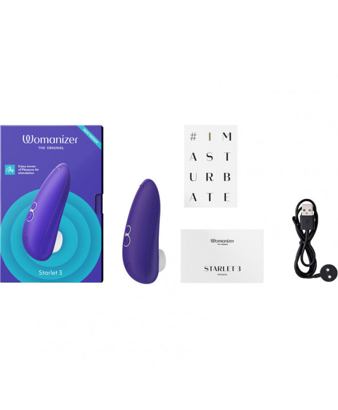 WOMANIZER - STARLET 3 CLITORAL STIMULATOR INDIGO 7