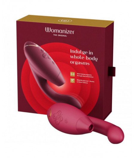 WOMANIZER - DUO 2 STIMULATOR BORDEAUX