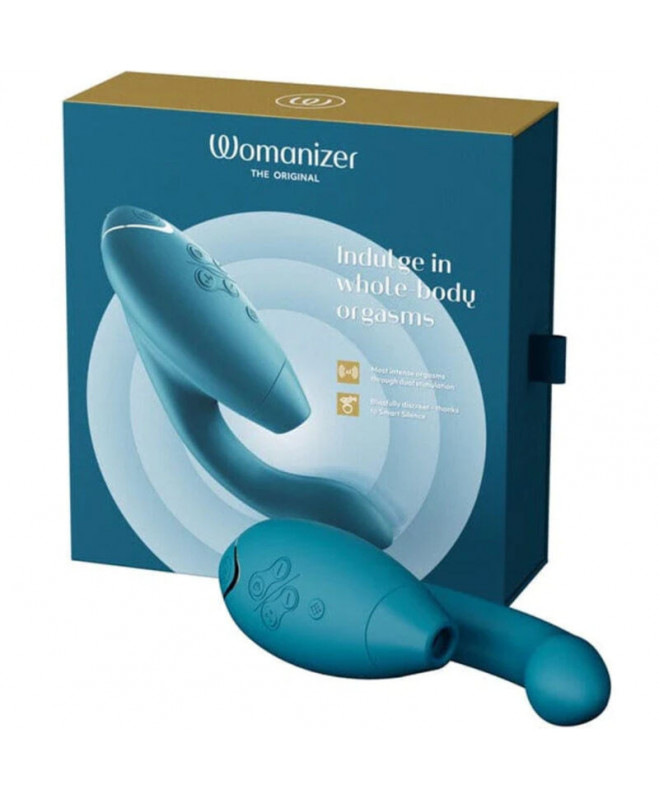 WOMANIZER - DUO 2 STIMULATOR BLUE PETROL