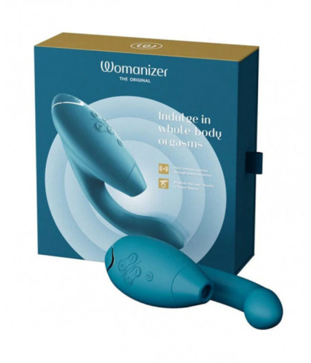 WOMANIZER - DUO 2 STIMULATOR BLUE PETROL