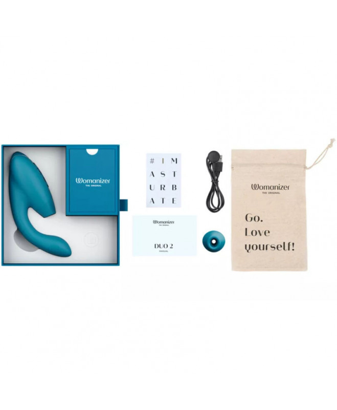 WOMANIZER - DUO 2 STIMULATOR BLUE PETROL 5