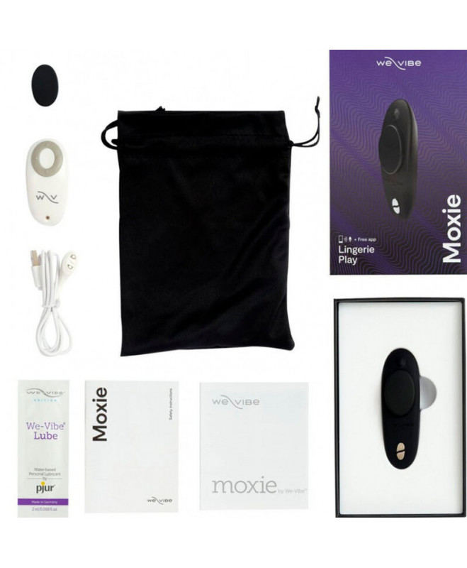 WE-VIBE - MOXIE + CLITORAL VIBRATOR SATIN BLACK 4