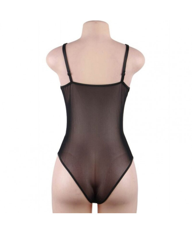 Karalienės apatinis trikotažas TEDDY BLACK LACE S/M 4