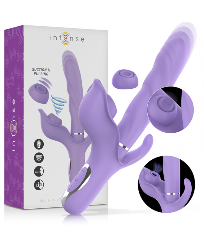 INTENSE – DAUGIAFUNKCIJA BILLIE ĮKRAUJAMAS VIBRATORIAUS SIURBIMAS IR PULSAVIMAS INTENSE – DAUGIAFUNKCIJA BILLIE ĮKRAUJAMAS VIBRATORIAUS SIURBIMAS IR PULSAVIMAS