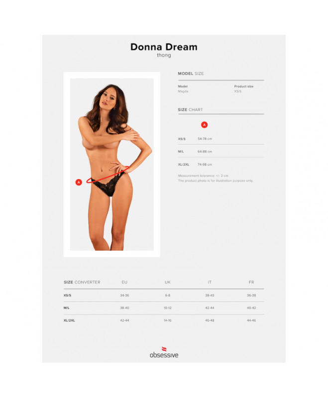 OBESESINIS – DONNA DREAM THONG XS/S 8