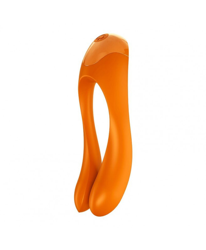 SATISFYER CANDY CANE FINGER VIBRATOR ORANŽINĖ 6