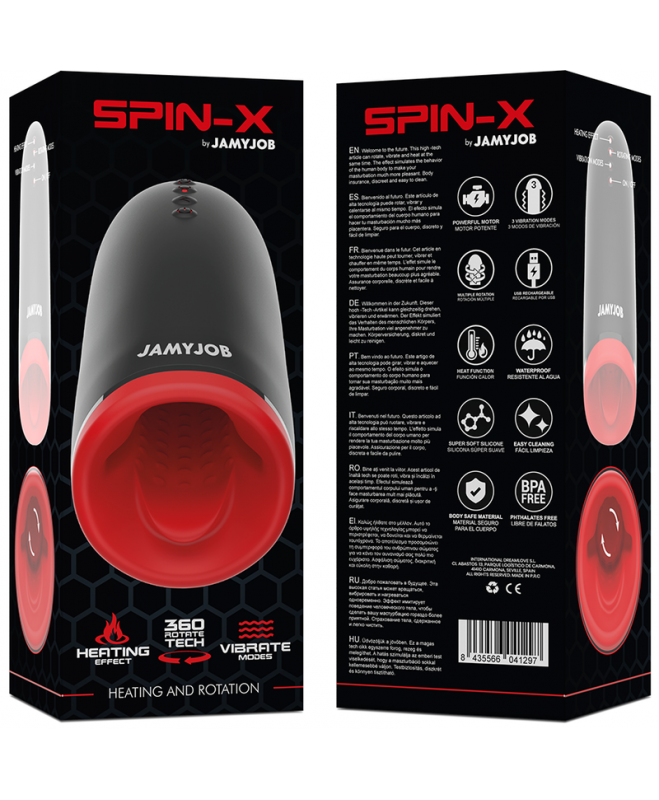 JAMYJOBÃÂ – SPIN-X ŠILDYMO IR ROTACINIS MASTURBATORIAUS 9