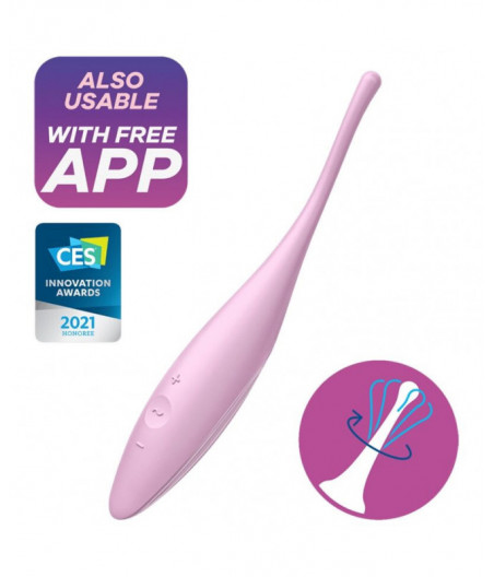 SATISFYER TWIRLING JOY CLIT TIP VIBRATOR