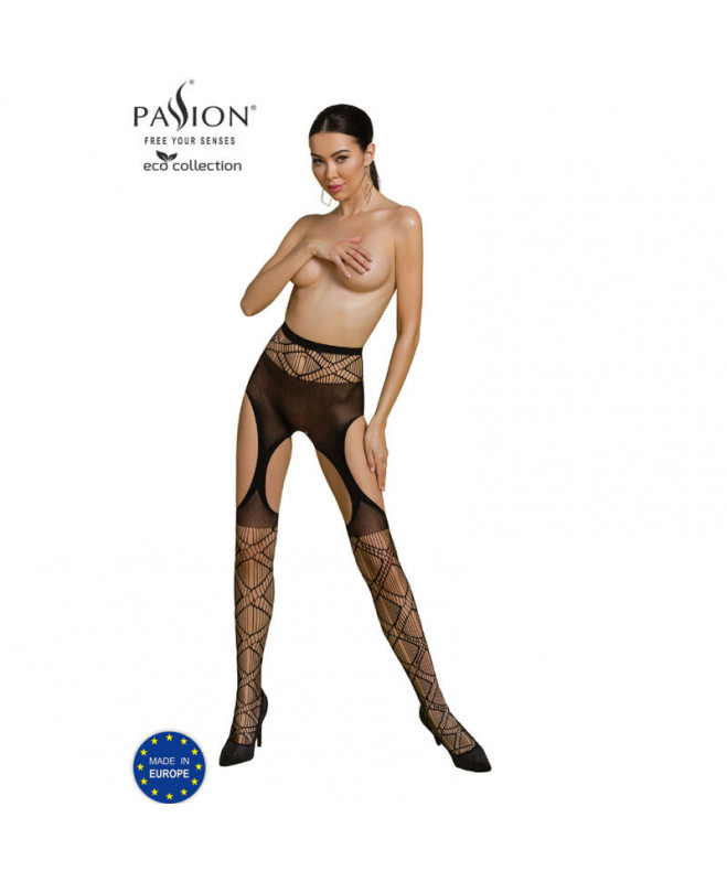 PASSION - EKO KOLEKCIJA BODYSTOCKING ECO S005 BLACK