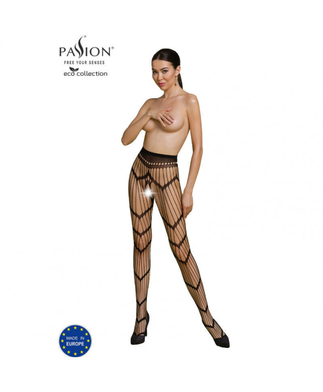 PASSION - EKO KOLEKCIJA BODYSSTOCKING ECO S006 BLACK