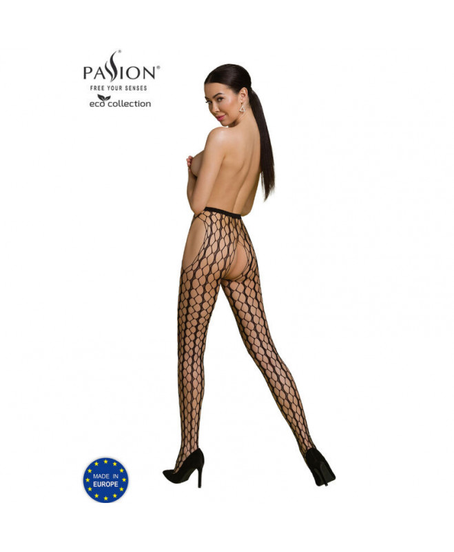 PASSION - EKO KOLEKCIJA BODYSTOCKING ECO S007 BLACK 2