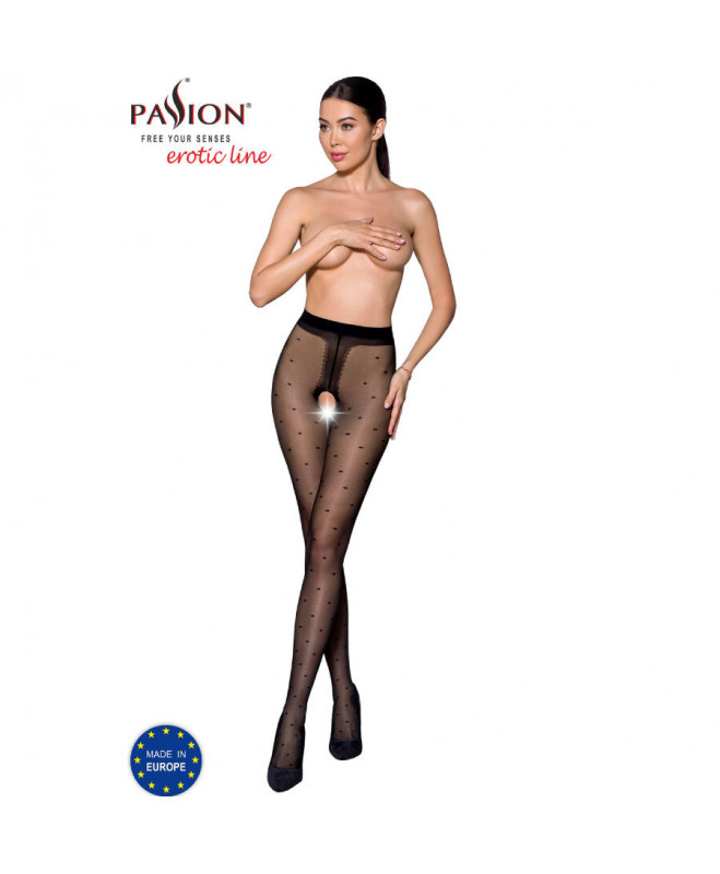 PASSION – TIOPEN 018 STOCKING BLACK 1/2 (20 DEN) PASSION – TIOPEN 018 STOCKING BLACK 1/2 (20 DEN)