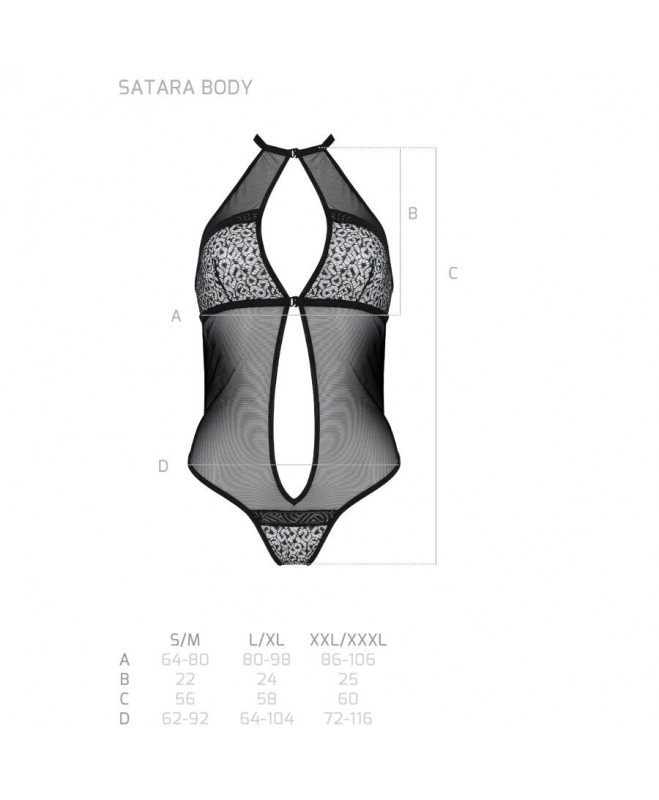 AISTRA - SATARA BODY EROTIC LINE BLACK S/M 4