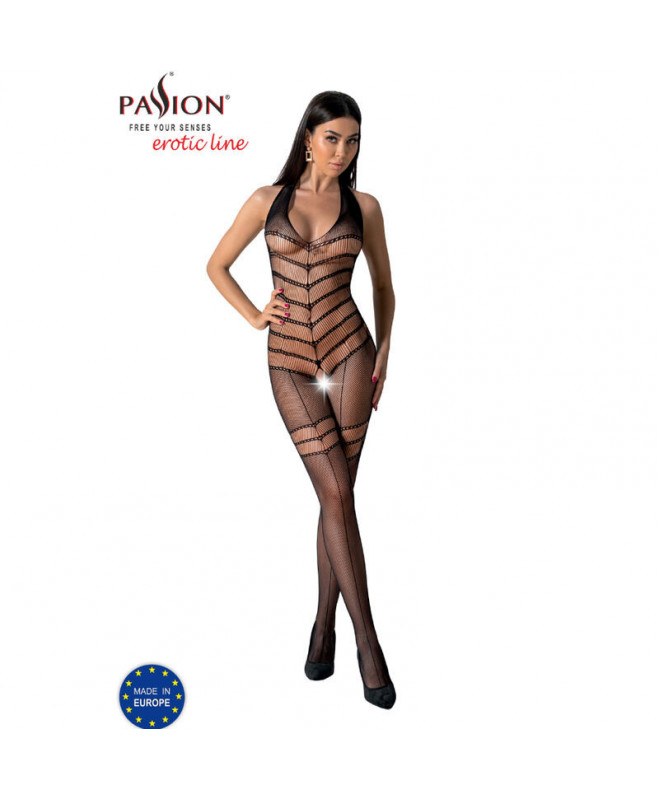 PASSION - BS100 BODYSSTOCKING BLACK VIENAS DYDIS 3