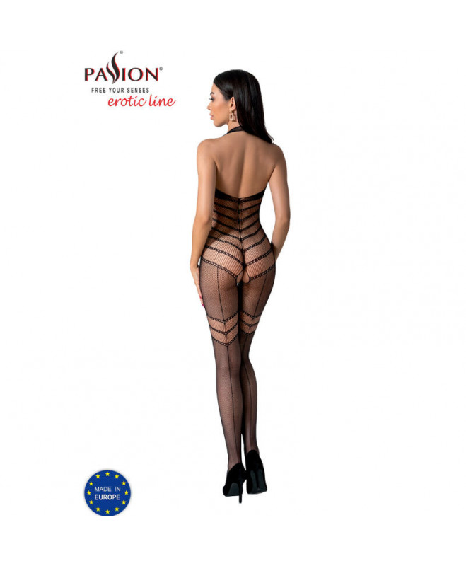 PASSION - BS100 BODYSSTOCKING BLACK VIENAS DYDIS 4